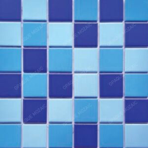48×48 mm Random Blue Mix Swimming Pool Porcelain Tile